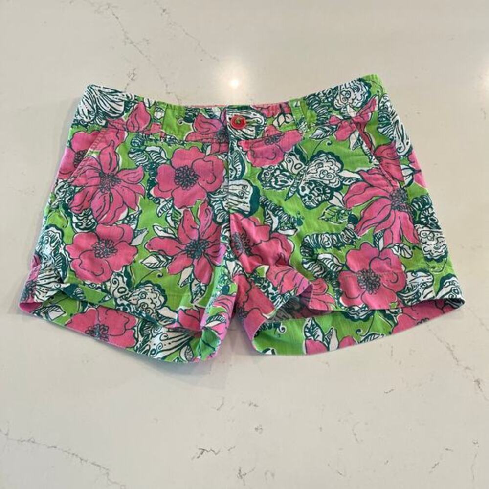 Lilly Pulitzer Bloomin Cocoon Shorts Floral Pattern size 2‎